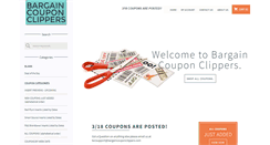 Desktop Screenshot of bargaincouponclippers.com